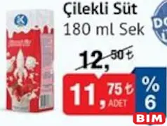 SEK ÇİLEKLİ SÜT 180 ML